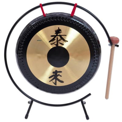Tisch-Gong mit Metall-Stativ