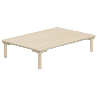 Bodentisch Rechteck, T x B 80 x 120 cm, Höhe 25 cm