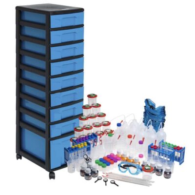 Fahrbares Experimentier-Labor mit über 200 Teilen