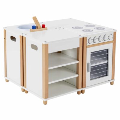 Kochinsel, quadratisch, 4-tlg.