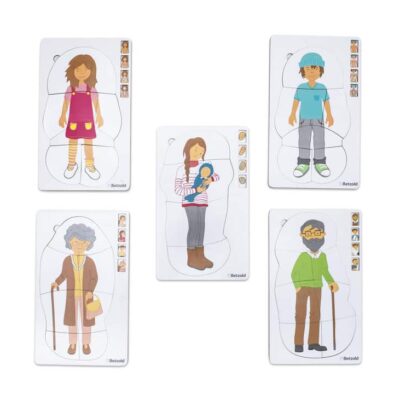 Lagenpuzzles, 5er-Set