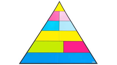 Lebensmittelpyramide für die Tafel