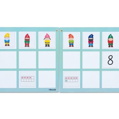 Mengen und Zahlen - Magnetischer Zahlenstrahl bis 10