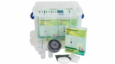 Wasserfilter-Set in Transportbox