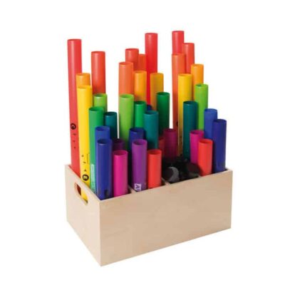 Boomwhackers® Gruppensatz mit Röhren, 39 Stück