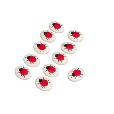 Zählkiesel „Marienkäfer"