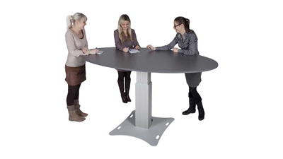 Besprechungstisch, höhenverstellbar
