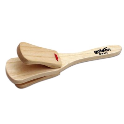 Stielkastagnette aus Holz