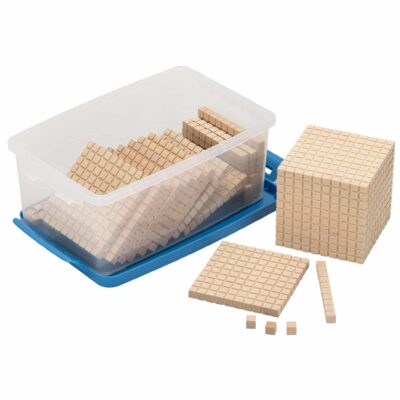 Zehnersystemsatz, erweitert, aus Buche