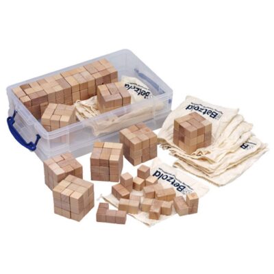 Naturfarbenes Soma-Würfel-Gruppenset, 12-tlg.