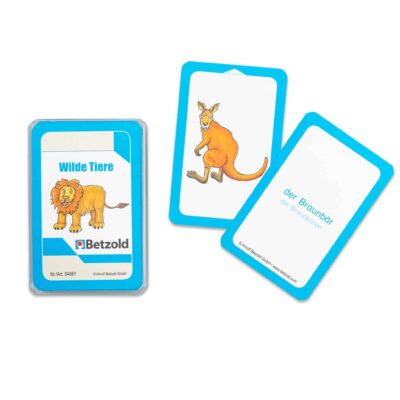 Wilde Tiere - Karten für den Magischen Zylinder