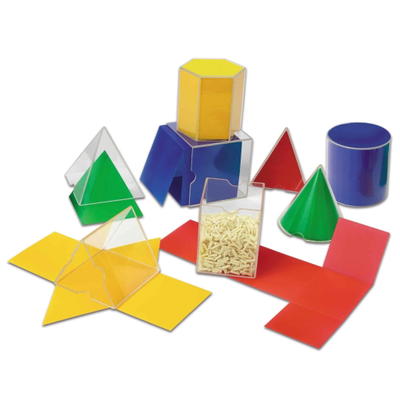 Geometrische Körper und Netze, 16-tlg.