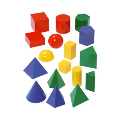 Große Geometrie-Körper, 17 Stück