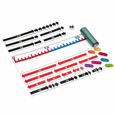 Magnet-Zahlenstrahl von 0 bis 100 mit Zubehör