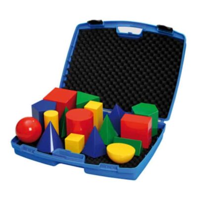 17 Geometriekörper im Kunststoffkoffer