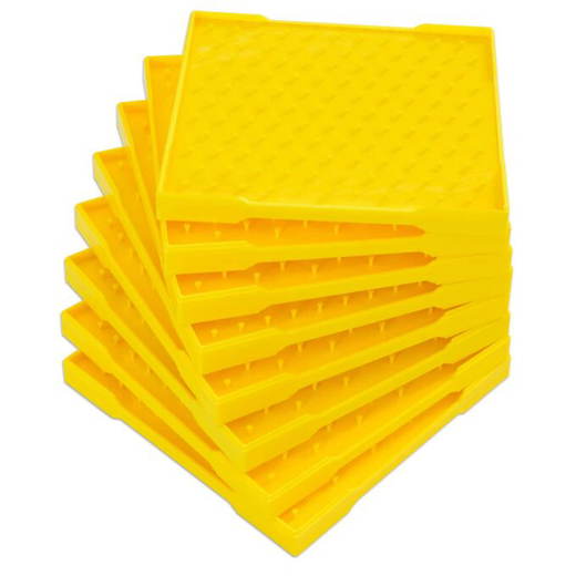 89733_b Geometriebretter, 11 x 11 Zapfen, 8 Stück - 89733 b