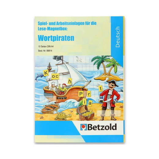 89814_a Spiel- und Arbeitseinlagen für die Lese-Magnetbox „Wortpiraten“ - 89814 a