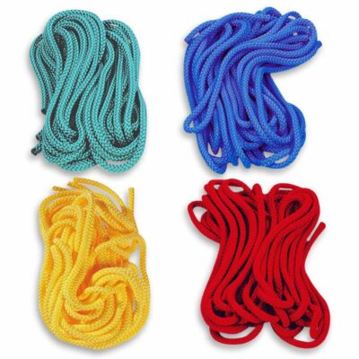 Gymnastik-Springseile, 3 m, 5er-Set