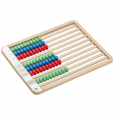 Großer Montessori-Rechenrahmen, ZR bis 1 Million