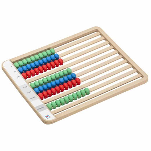 A_850401_e Großer Montessori-Rechenrahmen, ZR bis 1 Million - A 850401 e
