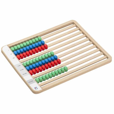 Großer Montessori-Rechenrahmen, ZR bis 1 Million