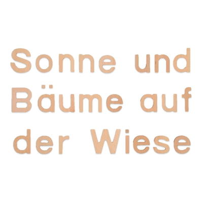 53 Holzbuchstaben