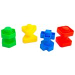 Buntes Schraubenspiel, 64-tlg. - Betzold Buntes Schraubenspiel 64 tlg E 41250 j ZN