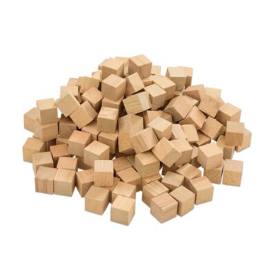 Holzwürfel, naturbelassen, 150 Stück