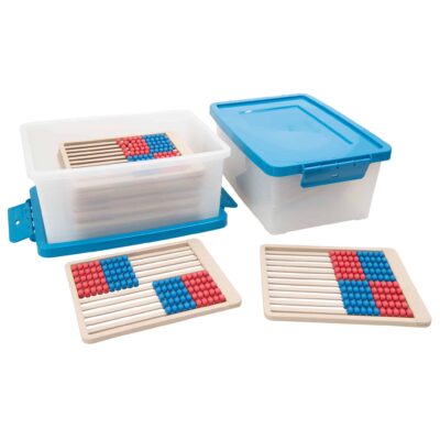 Rechenrahmen aus treeNside-Material, ZR bis 100, mit Aufbewahrungsbox