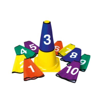 Zahlen für Markierungskegel