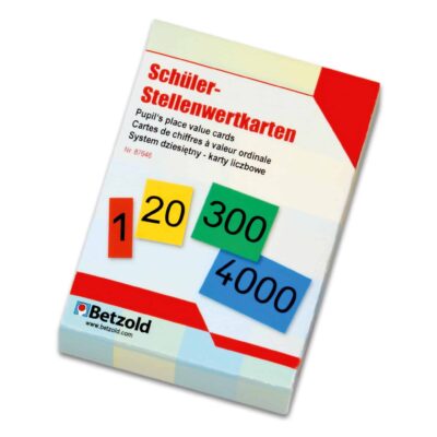 Stellenwertkarten aus Karton