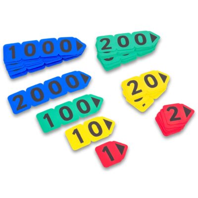 Stellenwertkarten für Schüler