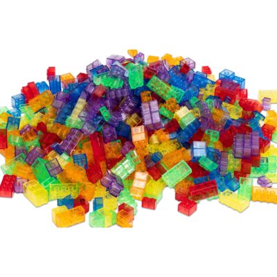 Transparente Steckbausteine