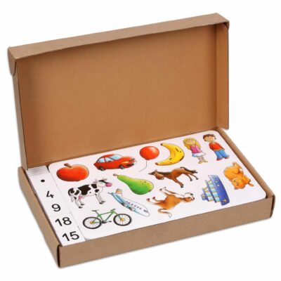 Zählen und Rechnen mit Bildern, im Karton