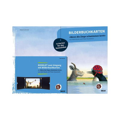 Bilderbuchkarten „Wenn die Ziege schwimmen lernt“