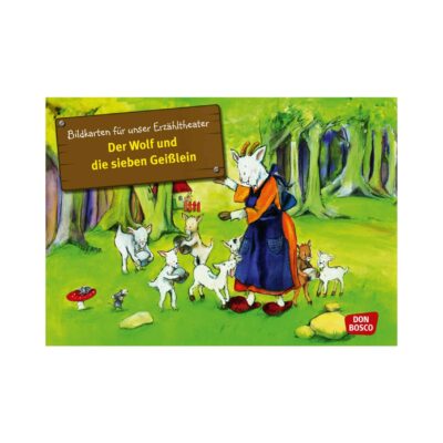 Der Wolf und die sieben Geißlein. Kamishibai-Bildkartenset