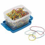 Gummiringe, 50 g, farbig sortiert - E 40264 b