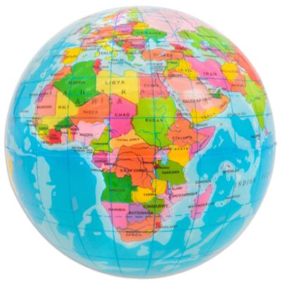 Softball Weltkugel, Ø 10 cm