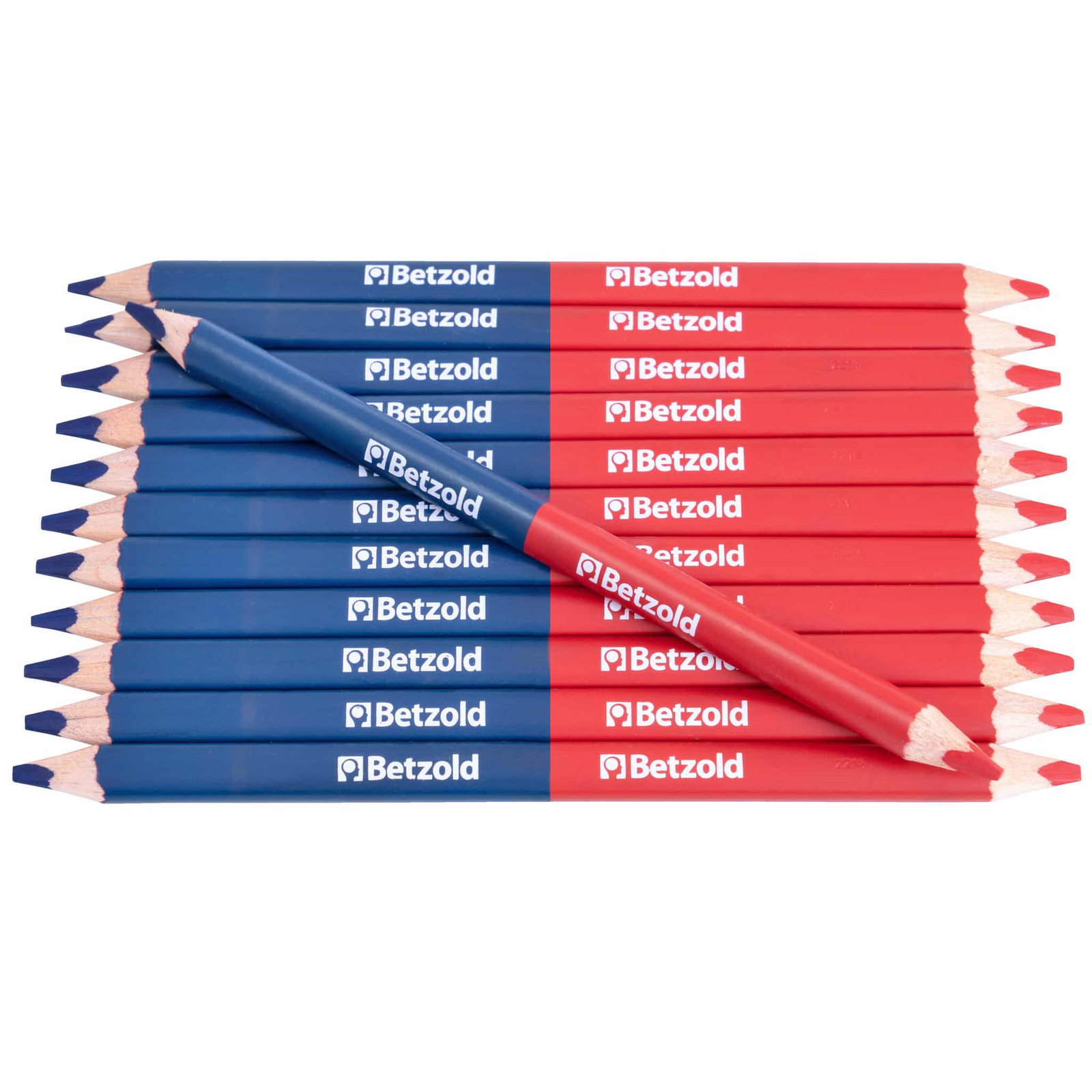 Zweifarbstift in Rot/Blau