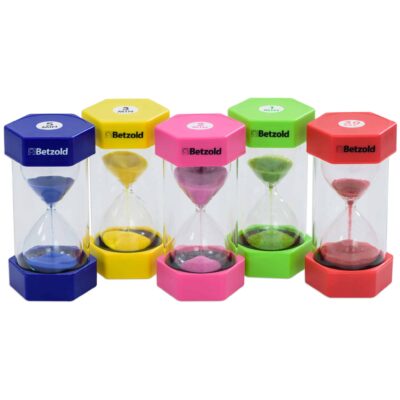 Sanduhren-Set Shorttimer (1, 2, 3, 5 min. und 30 sek.)