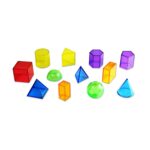 12 Geokörper, transparent in 6 Farben - E 759553 h