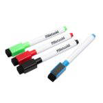 Folienstifte-Set mit Löschfilz und Magnet, 4 Stück in 4 Farben - E 761285 o