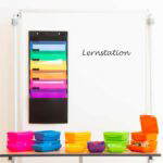 Freiarbeit-Set – Lernstation-Set mit Ordnungsmappe, Materialboxen und Materialschalen - E 761605 h
