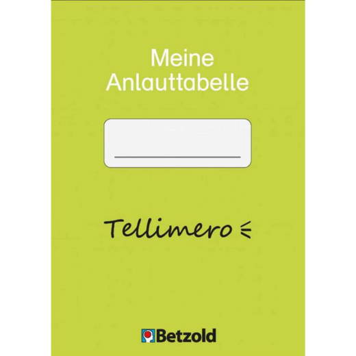 E_764622_a Tellimero Anlauttabelle, Schüler-Heft - E 764622 a