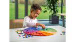 Regenbogen-Filzmatte mit Funkelsteinen, 241-tlg. - E 764740 l