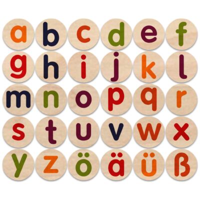 Holzstempel „Buchstaben“