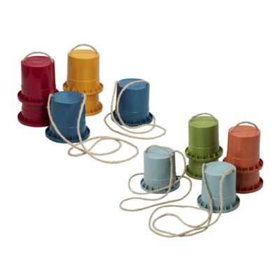 Laufstelzen aus treeNside-Material, bunt, 6er-Set