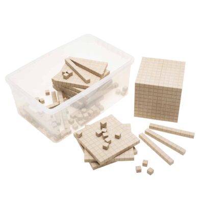 Zehnersystemsatz aus treeNside-Material, natur