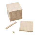 Zehnersystemsatz aus treeNside-Material, natur - E 769414 f