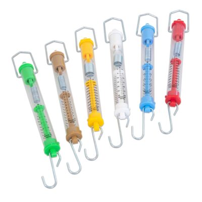 Federwaagen Satz mit allen 6 Federwaagen